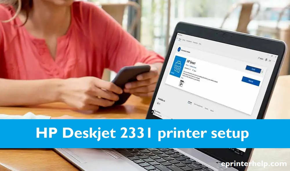 HP Deskjet 2331 printer setup